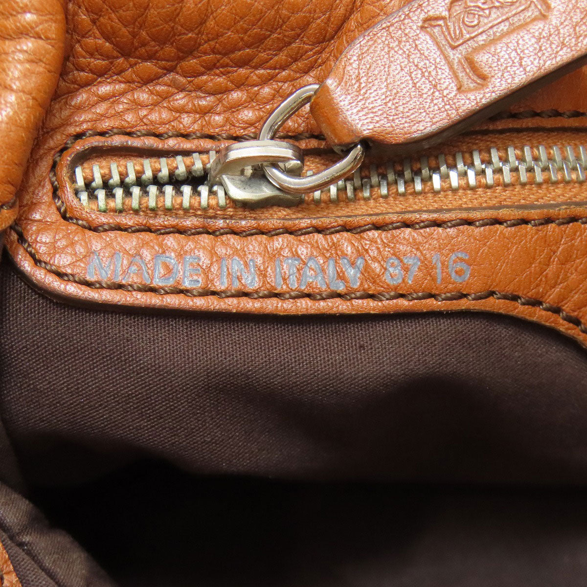 TODS logo Shoulder Bag Leather Ladies [Used]