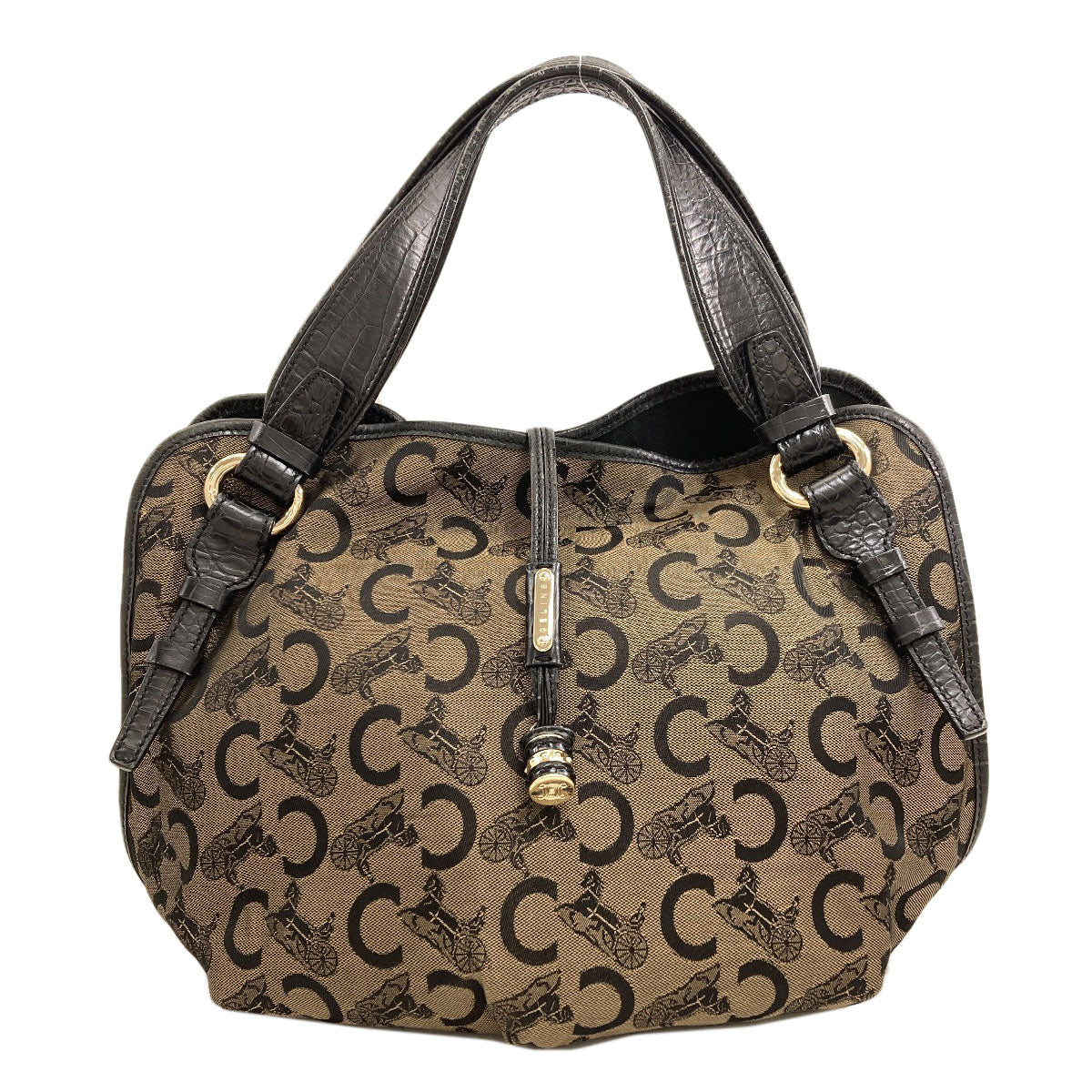 CELINE C saluki Handbag Canvas Ladies [Used]