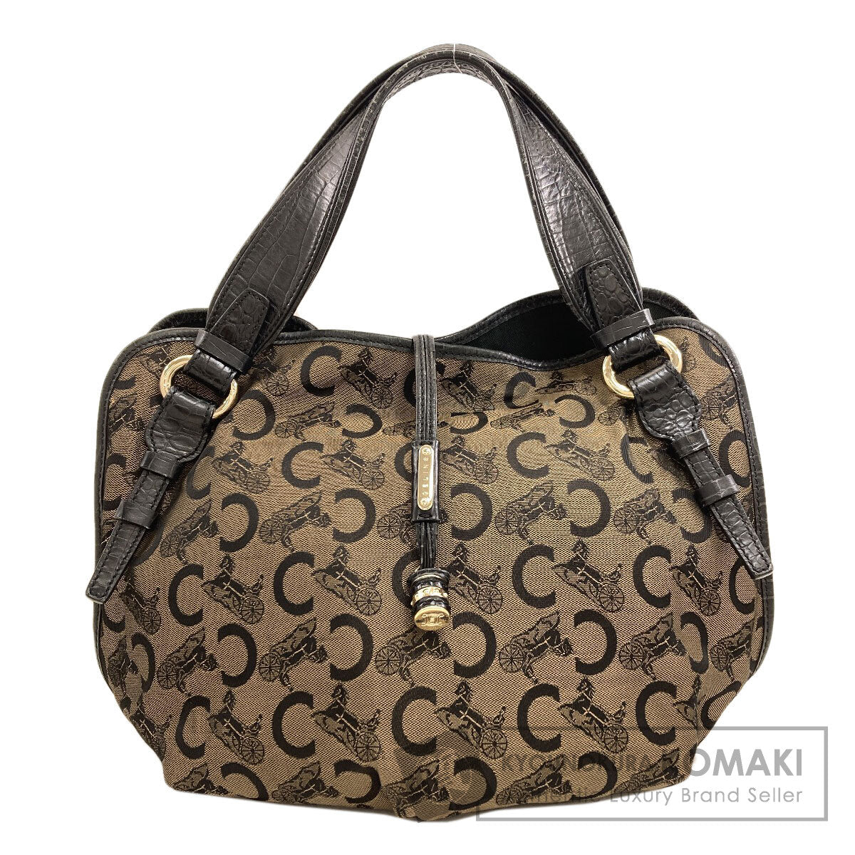 CELINE C saluki Handbag Canvas Ladies [Used]