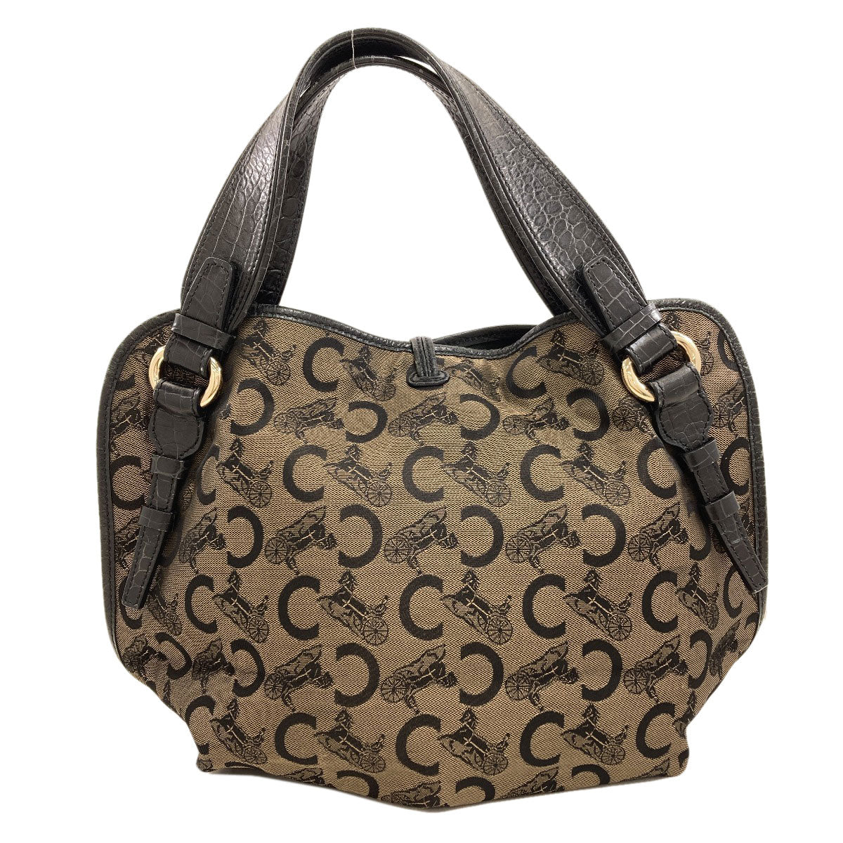 CELINE C saluki Handbag Canvas Ladies [Used]