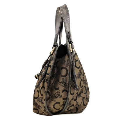 CELINE C saluki Handbag Canvas Ladies [Used]