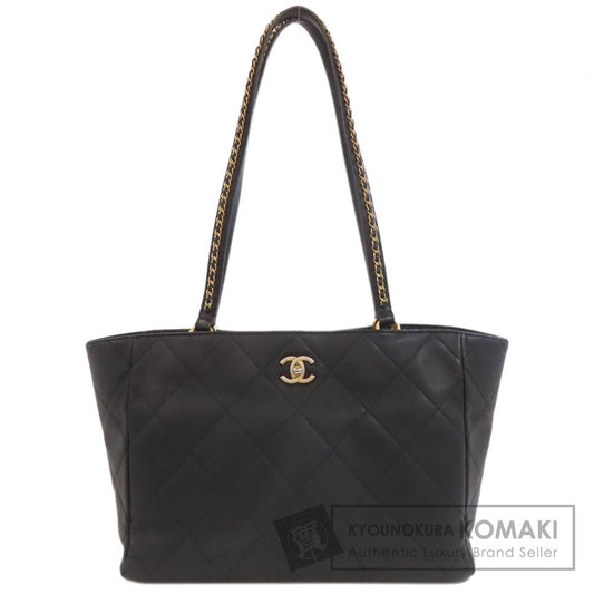 CHANEL Matelasse GoldHardware Tote Bag Calf Ladies [Used]