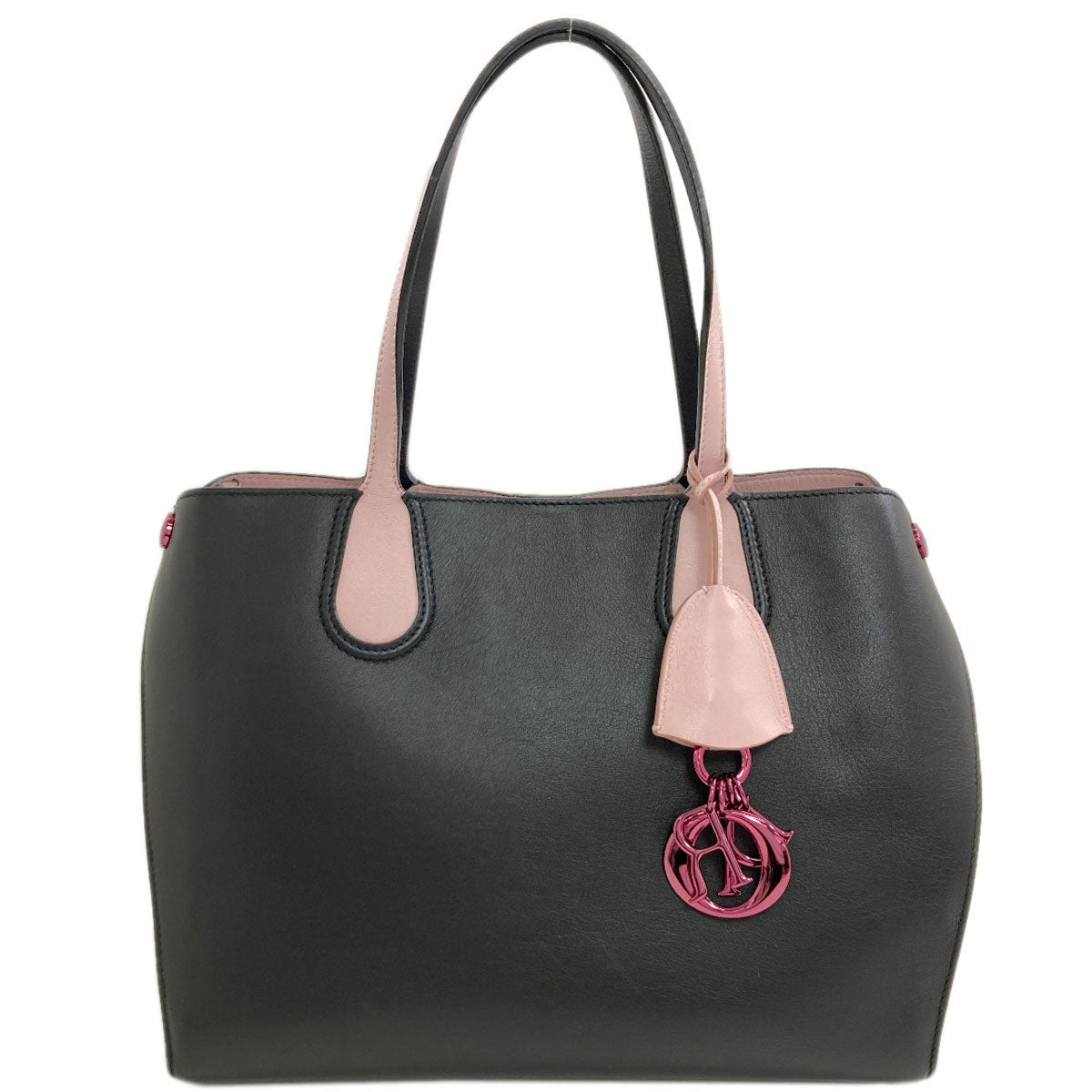 CHRISTIAN DIOR Addict Tote Bag Calf Ladies [Used]