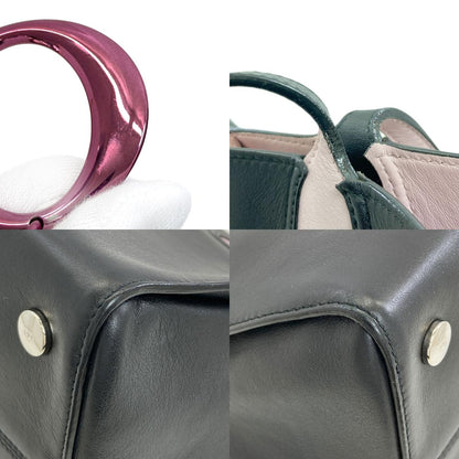 CHRISTIAN DIOR Addict Tote Bag Calf Ladies [Used]