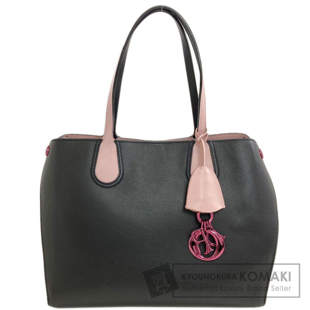 CHRISTIAN DIOR Addict Tote Bag Calf Ladies [Used]