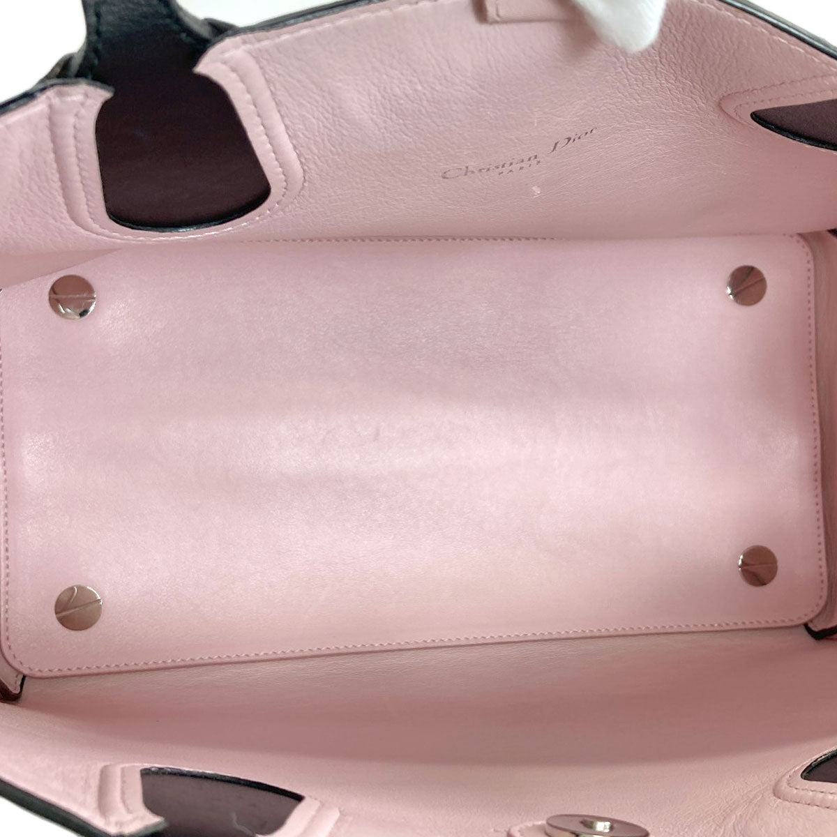 CHRISTIAN DIOR Addict Tote Bag Calf Ladies [Used]
