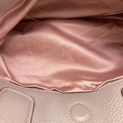 MIUMIU logo Tote Bag Leather Ladies [Used]