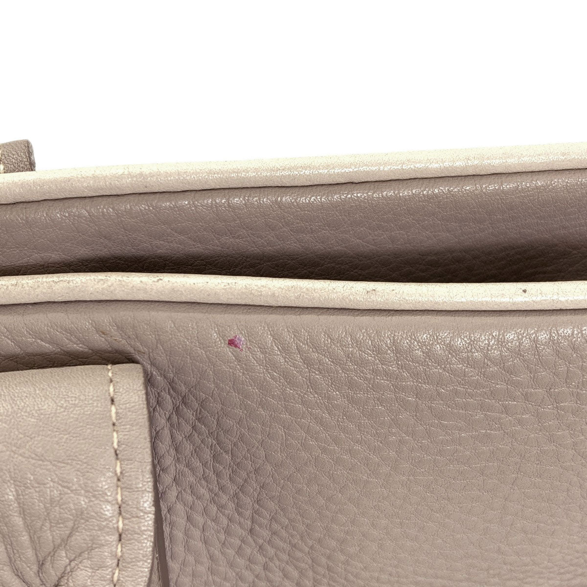 MIUMIU logo Tote Bag Leather Ladies [Used]