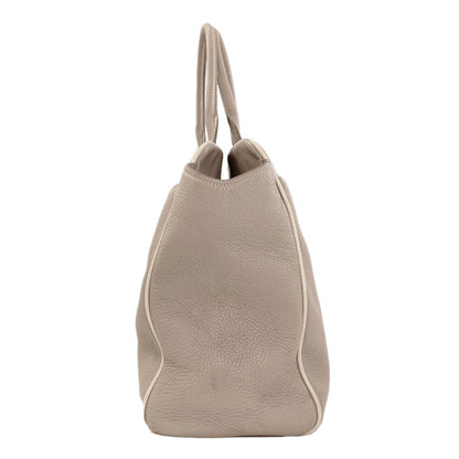 MIUMIU logo Tote Bag Leather Ladies [Used]
