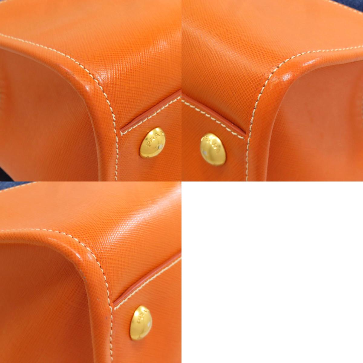 PRADA BN2254 2WAY Handbag Canvas LeatherLadies [Used]
