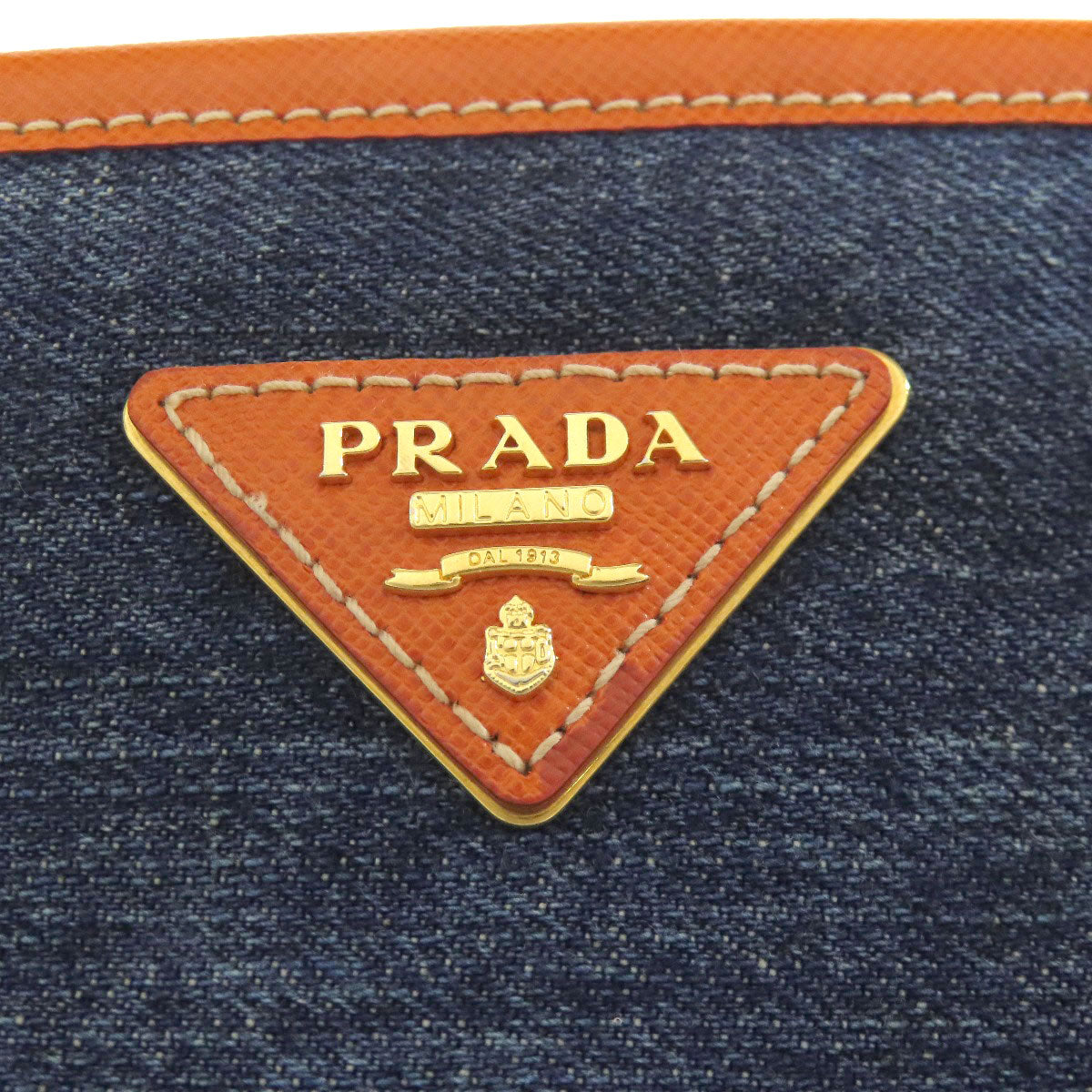 PRADA BN2254 2WAY Handbag Canvas LeatherLadies [Used]