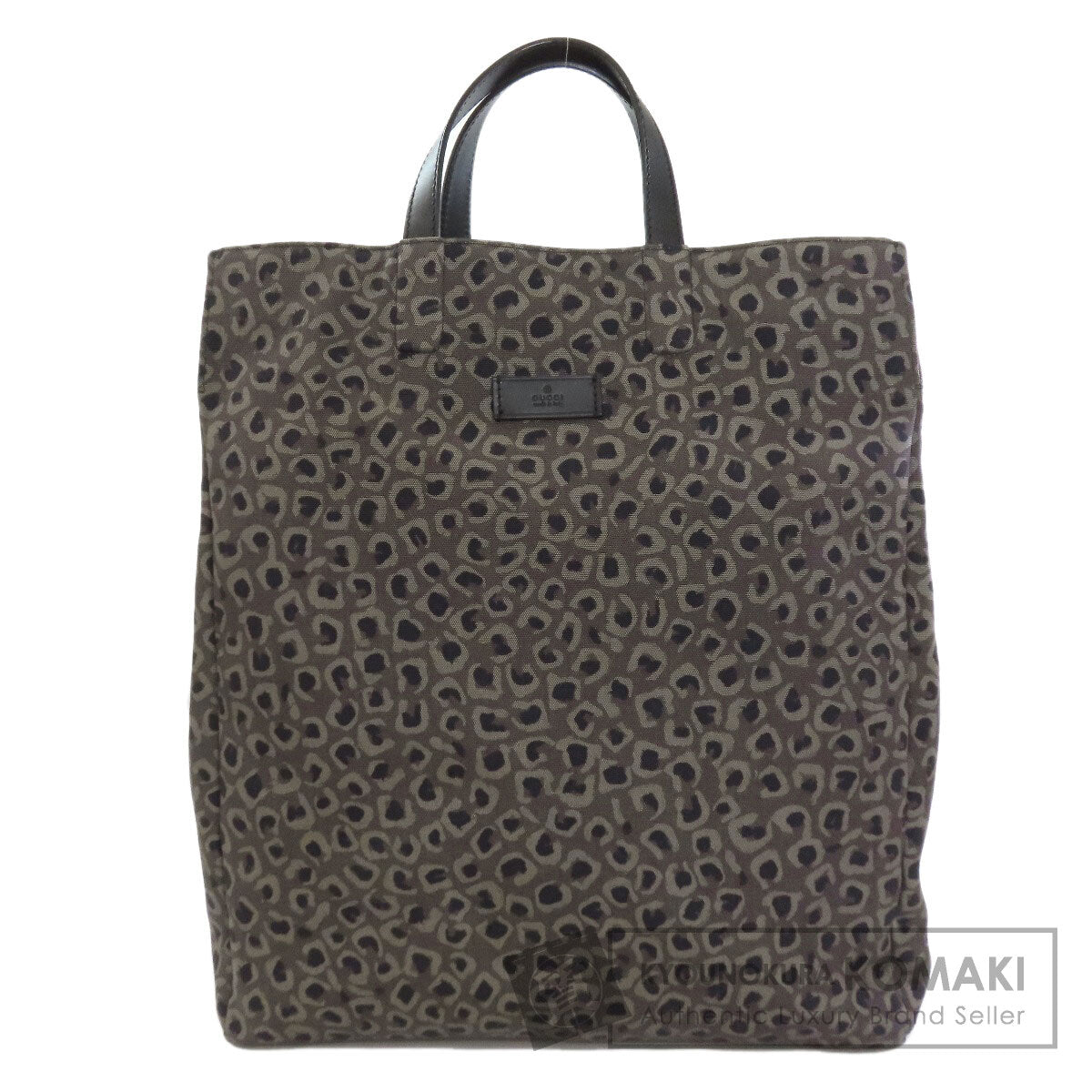 GUCCI 341739 Leopard pattern Tote Bag Canvas CalfLadies [Used]
