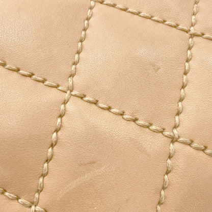 CHANEL Wild Stitch COCO Mark GoldHardware Tote Bag Calf Ladies [Used]