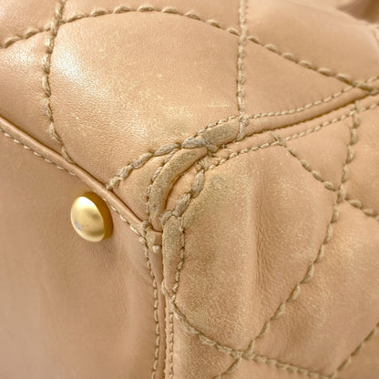 CHANEL Wild Stitch COCO Mark GoldHardware Tote Bag Calf Ladies [Used]