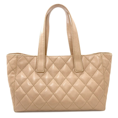 CHANEL Wild Stitch COCO Mark GoldHardware Tote Bag Calf Ladies [Used]