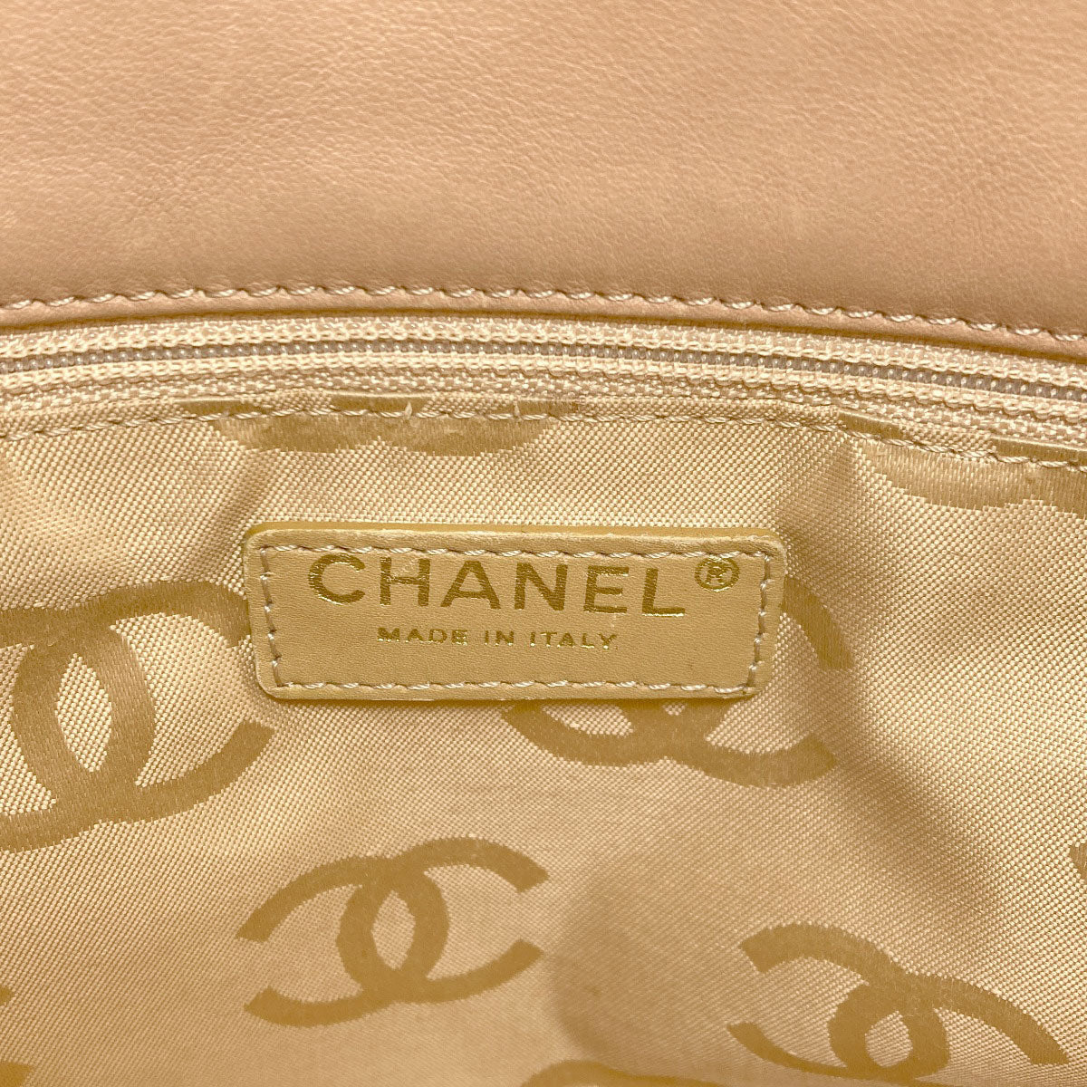CHANEL Wild Stitch COCO Mark GoldHardware Tote Bag Calf Ladies [Used]