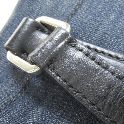 PRADA logo Tote Bag Denim Ladies [Used]