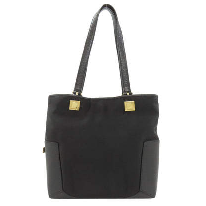 Salvatore Ferragamo logo Handbag Nylon canvas LeatherLadies [Used]