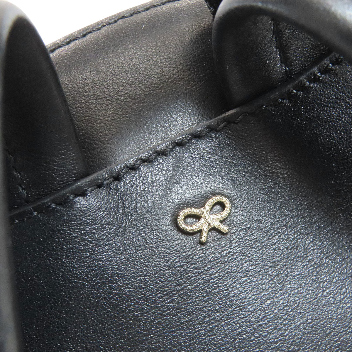 Anya Hindmarch Smiley Backpack Â· Daypack Leather Ladies [Used]