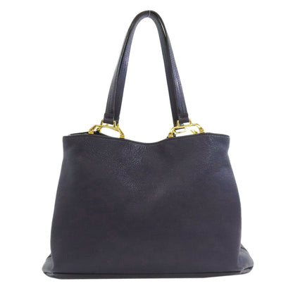 MIUMIU logo Tote Bag Leather Ladies [Used]