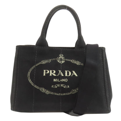 PRADA Canapa mini 2 WAY Handbag Canvas Ladies [Used]