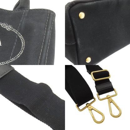 PRADA Canapa mini 2 WAY Handbag Canvas Ladies [Used]