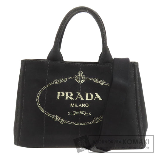 PRADA Canapa mini 2 WAY Handbag Canvas Ladies [Used]
