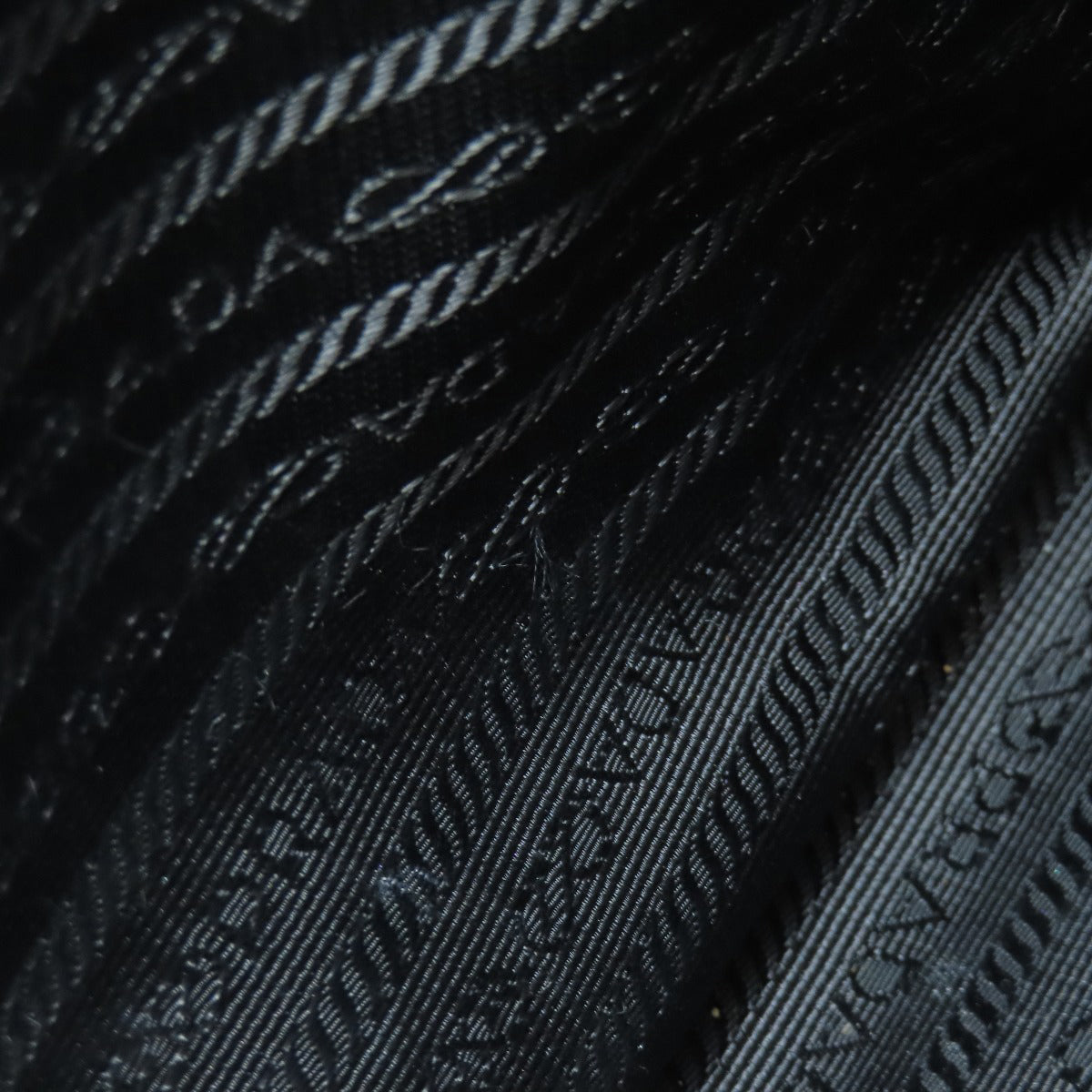 PRADA Symbol Topstitch Handbag Calf Ladies [Used]