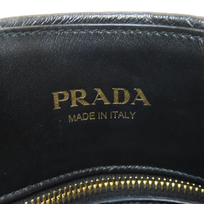 PRADA Symbol Topstitch Handbag Calf Ladies [Used]