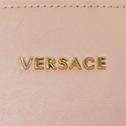 VERSACE logo Shoulder Bag Leather Ladies [Used]