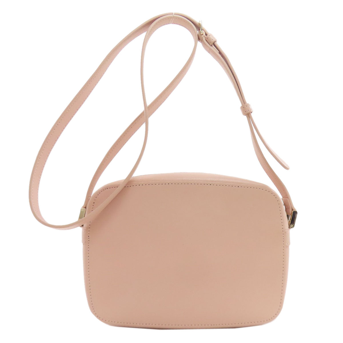 VERSACE logo Shoulder Bag Leather Ladies [Used]