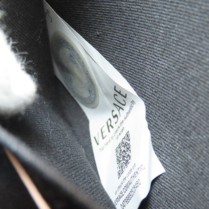 VERSACE logo Shoulder Bag Leather Ladies [Used]