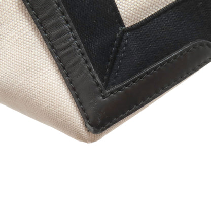 BALENCIAGA 339933 NAVY CABAS Handbag Canvas Ladies [Used]