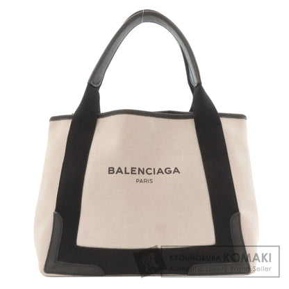 BALENCIAGA 339933 NAVY CABAS Handbag Canvas Ladies [Used]