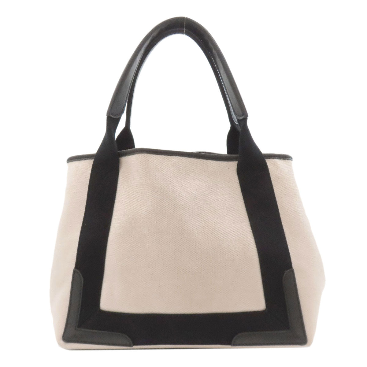 BALENCIAGA 339933 NAVY CABAS Handbag Canvas Ladies [Used]
