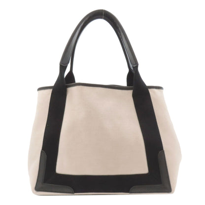 BALENCIAGA 339933 NAVY CABAS Handbag Canvas Ladies [Used]