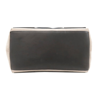 BALENCIAGA 339933 NAVY CABAS Handbag Canvas Ladies [Used]