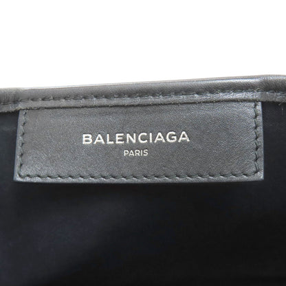 BALENCIAGA 339933 NAVY CABAS Handbag Canvas Ladies [Used]