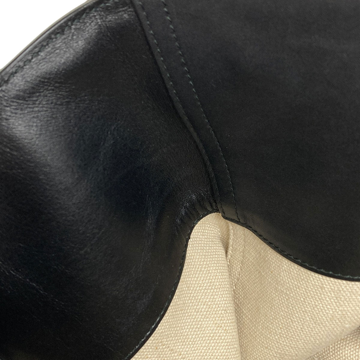 BOTTEGA VENETA logo Tote Bag Canvas LeatherLadies [Used]