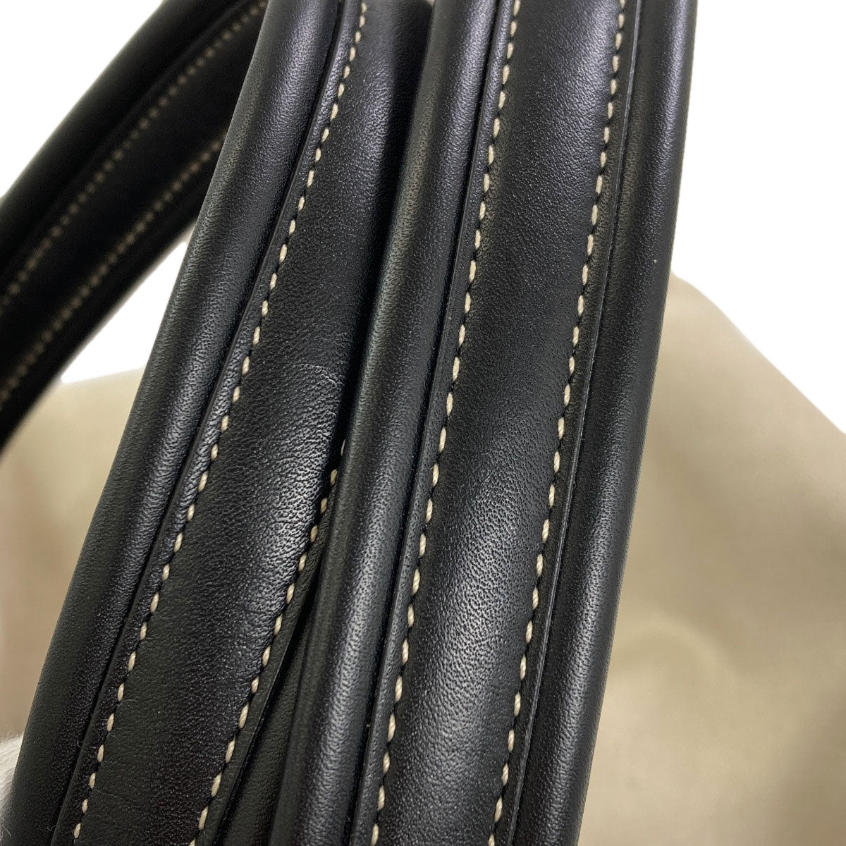 BOTTEGA VENETA logo Tote Bag Canvas LeatherLadies [Used]