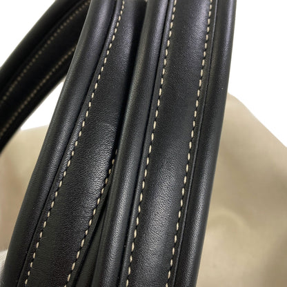 BOTTEGA VENETA logo Tote Bag Canvas LeatherLadies [Used]
