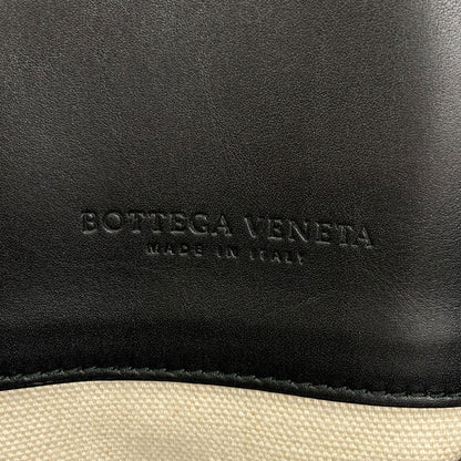 BOTTEGA VENETA logo Tote Bag Canvas LeatherLadies [Used]