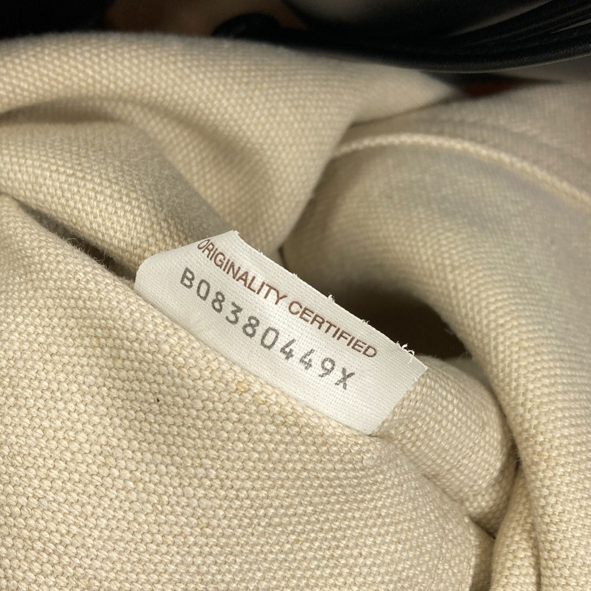 BOTTEGA VENETA logo Tote Bag Canvas LeatherLadies [Used]