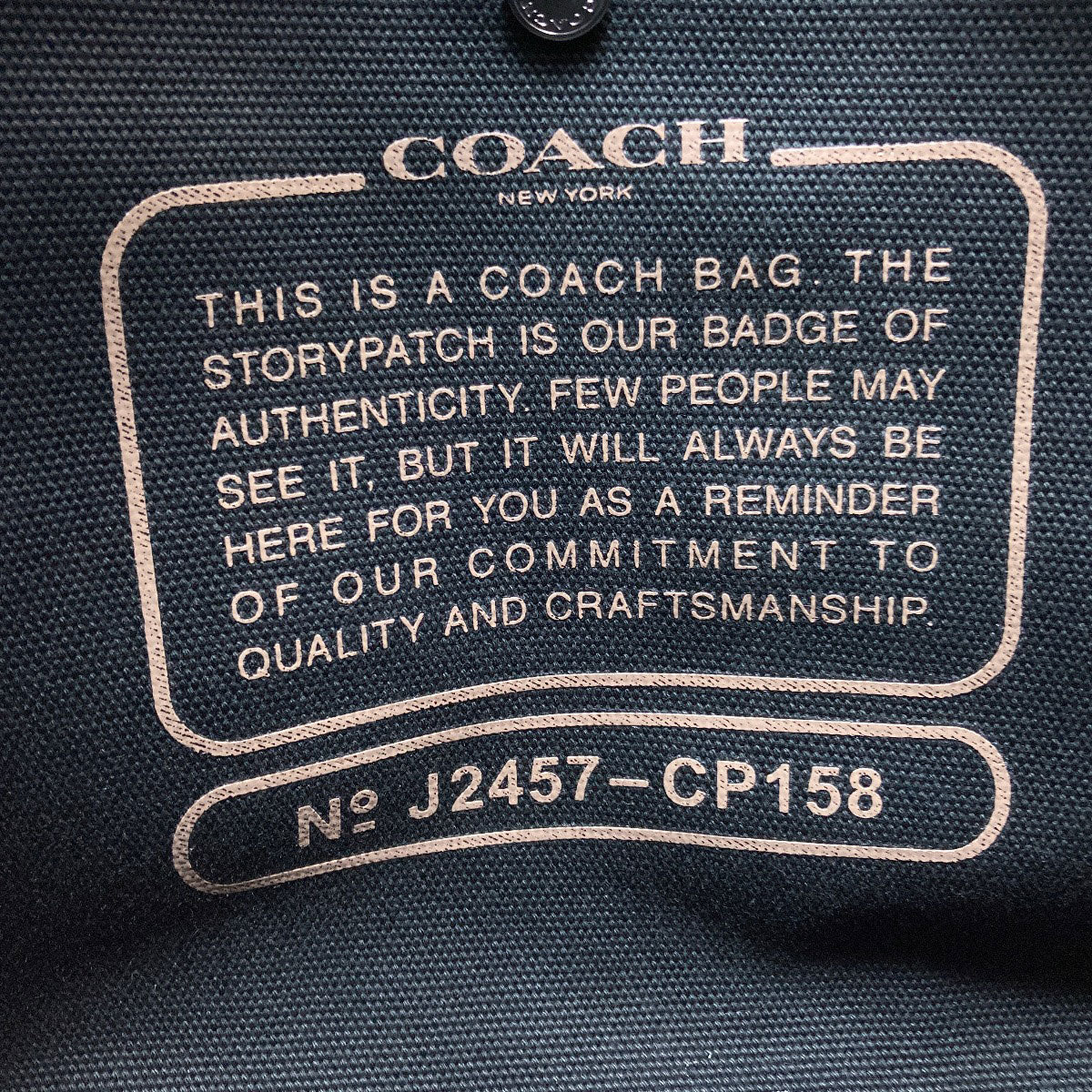COACH CP158 Cargo 2WAY Handbag Canvas Ladies [Used]
