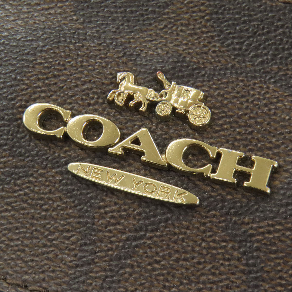 COACH C1554 Signature Shoulder Bag PVC Ladies [Used]