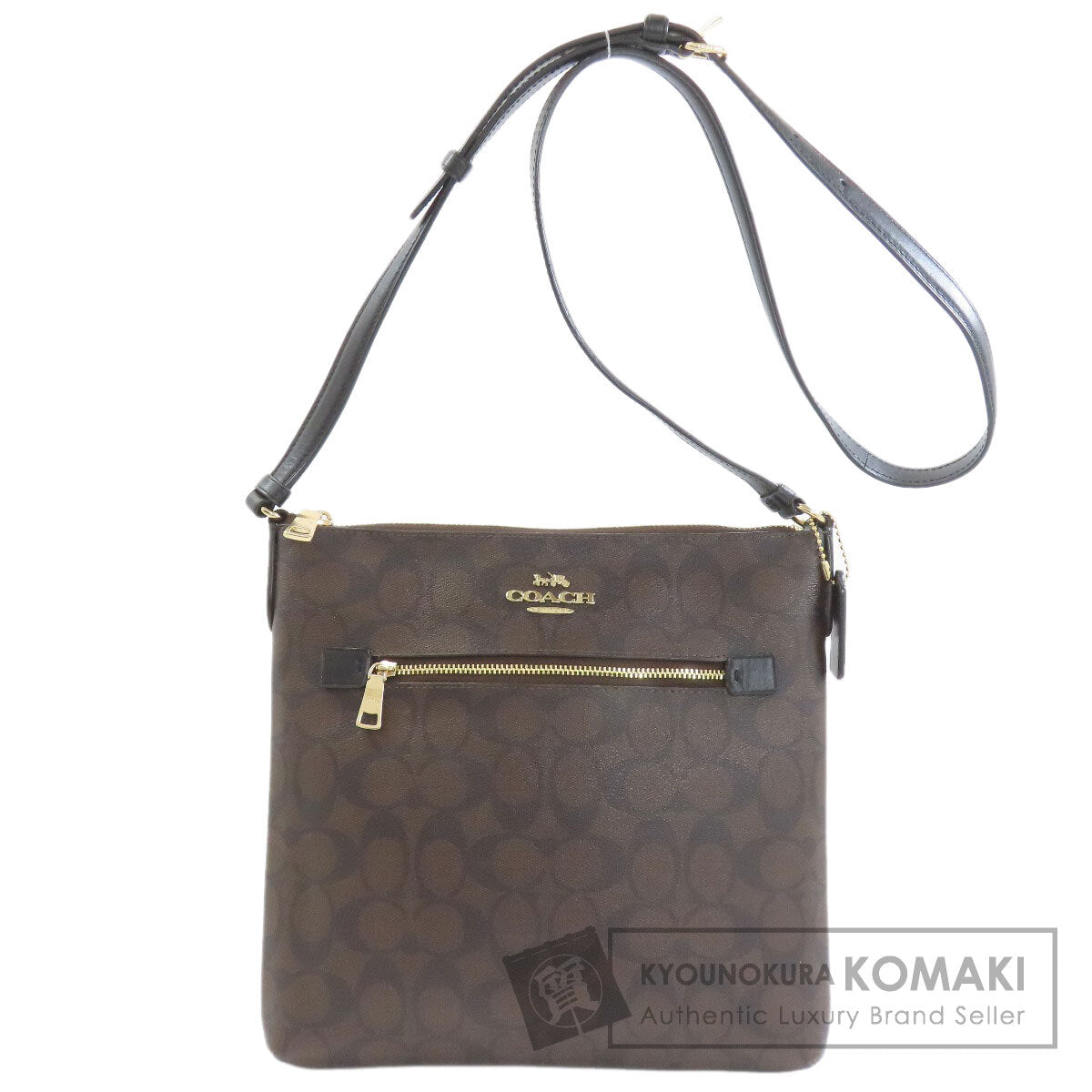 COACH C1554 Signature Shoulder Bag PVC Ladies [Used]