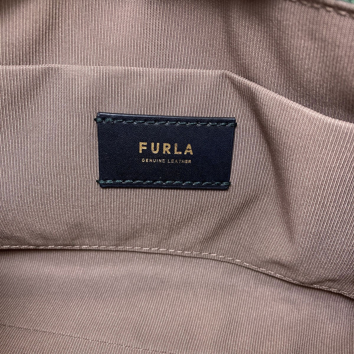 Furla アーチロゴ Shoulder Bag Leather Ladies [Used]