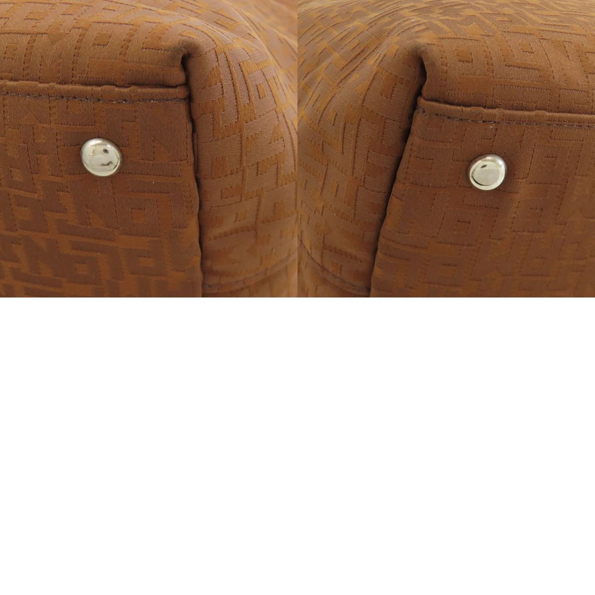 Longchamp logo Tote Bag Canvas Ladies [Used]