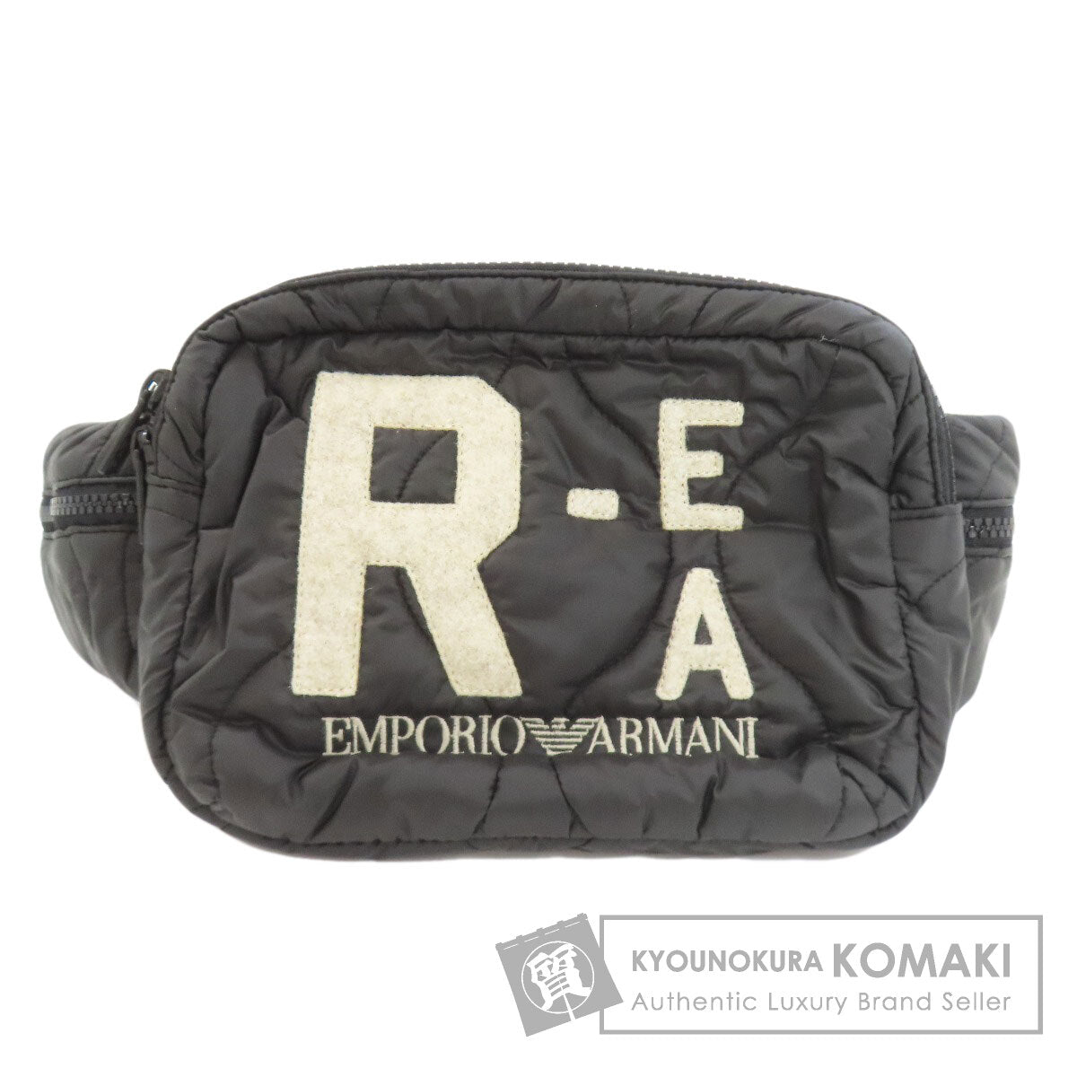 Emporio Armani logo body bag Nylon mens [Used]