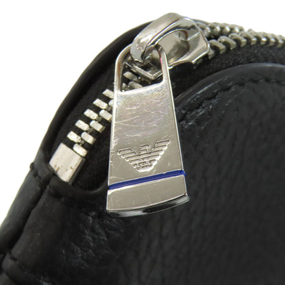 Emporio Armani logo Shoulder Bag Leather mens [Used]
